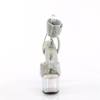 Pleaser - ADORE791HTRS Sandale à bride à la cheville, Pole dance chaussures - Transparent Product image